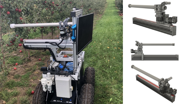 System Design and Control of an Apple Harvesting Robot